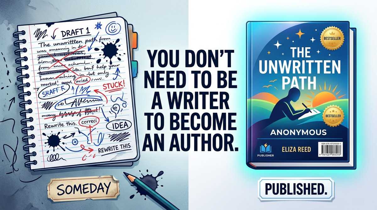 razib_ecomvive's tweet photo. You don't need to be a writer to become an author.
You need someone who can turn what's in your head into a finished book.
That's the whole job. DMs open.
#ecomvive #SelfPublishing #Ghostwriting #AmazonKDP #WriteYourBook https://t.co/d7MhKvRZj1