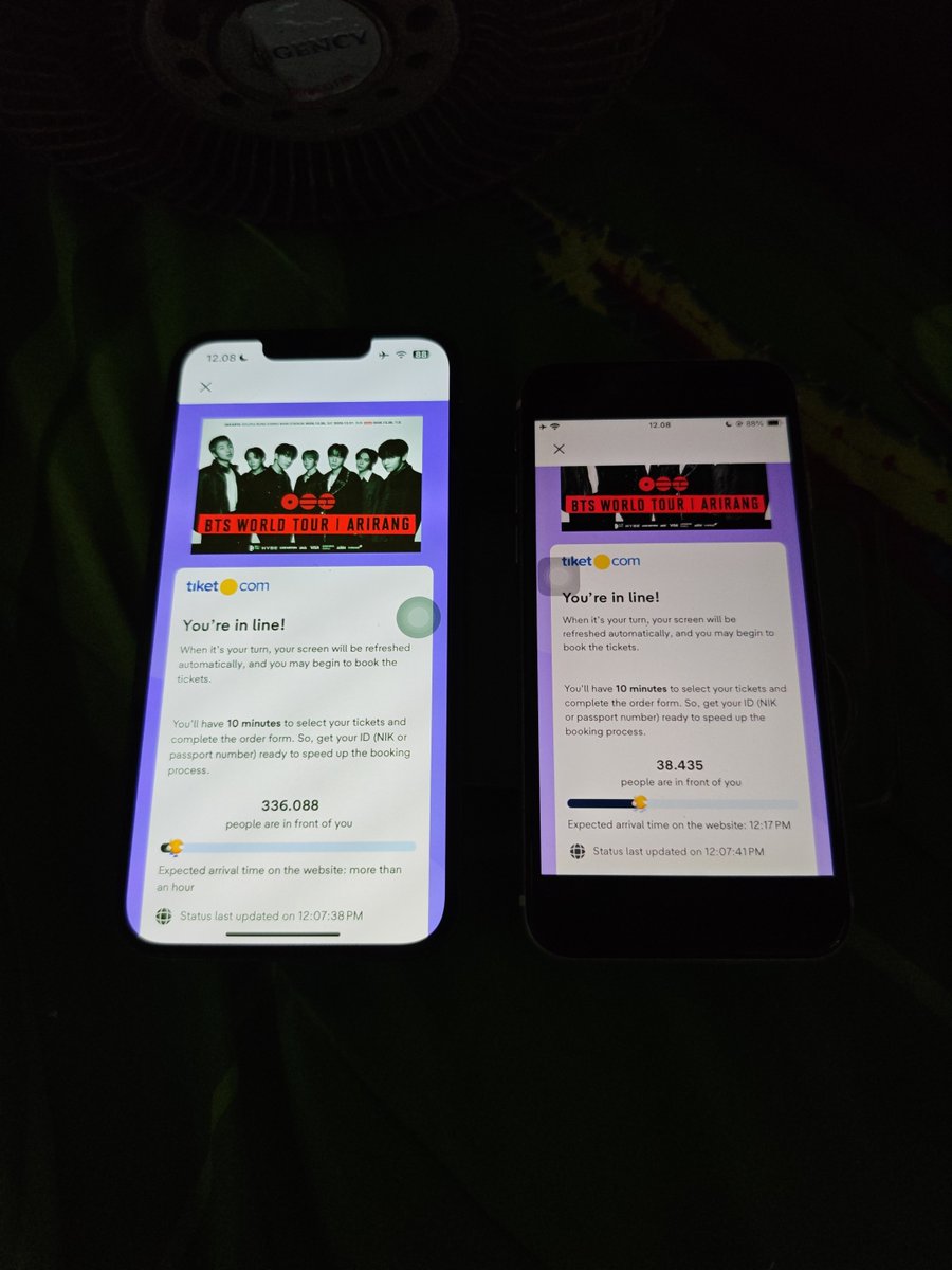 KevinBadminton's tweet photo. nge klik nya barengan, jomplang banget no antriannya war tiket BTS Arirang https://t.co/58UdY1c6RW