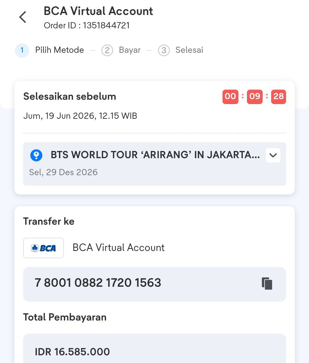 swetges's tweet photo. wts // want to sell

bts Jakarta isi data sendiri, payment sendiri, fee 350k/tix

kalau dapet

#wts #bts https://t.co/NtneeVuwFQ