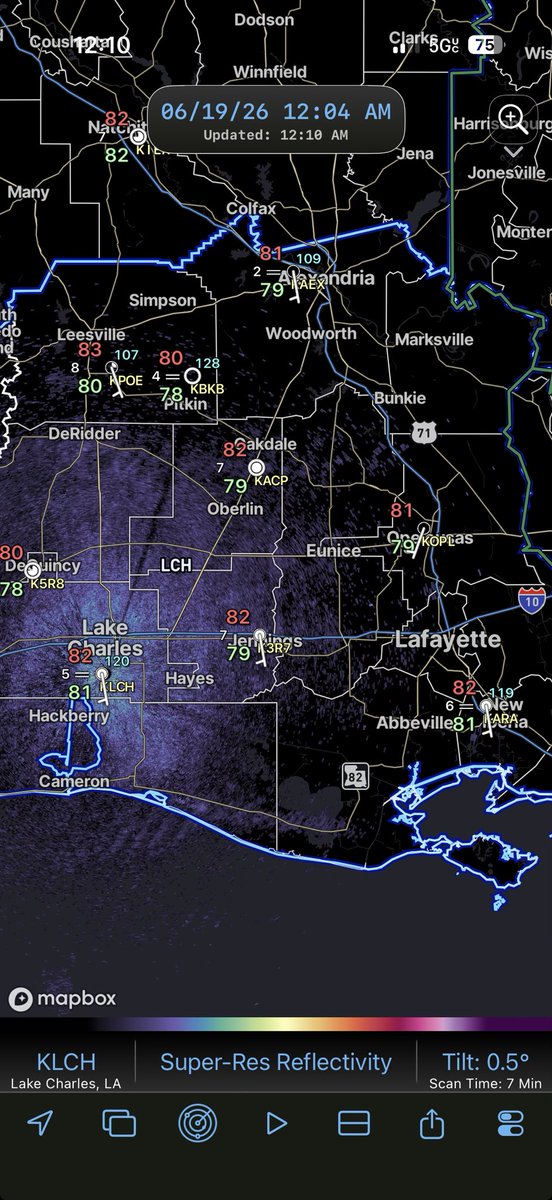 WXMason20's tweet photo. Absolutely miserable conditions even for the overnight hours. High end dew points are 1 keeping temps in the low 80s and 2 said dew points are again very high. If you ever wanted to sweat at night just standing, now’s your time to shine.. or suffer 😅 https://t.co/F93KQDL1QI