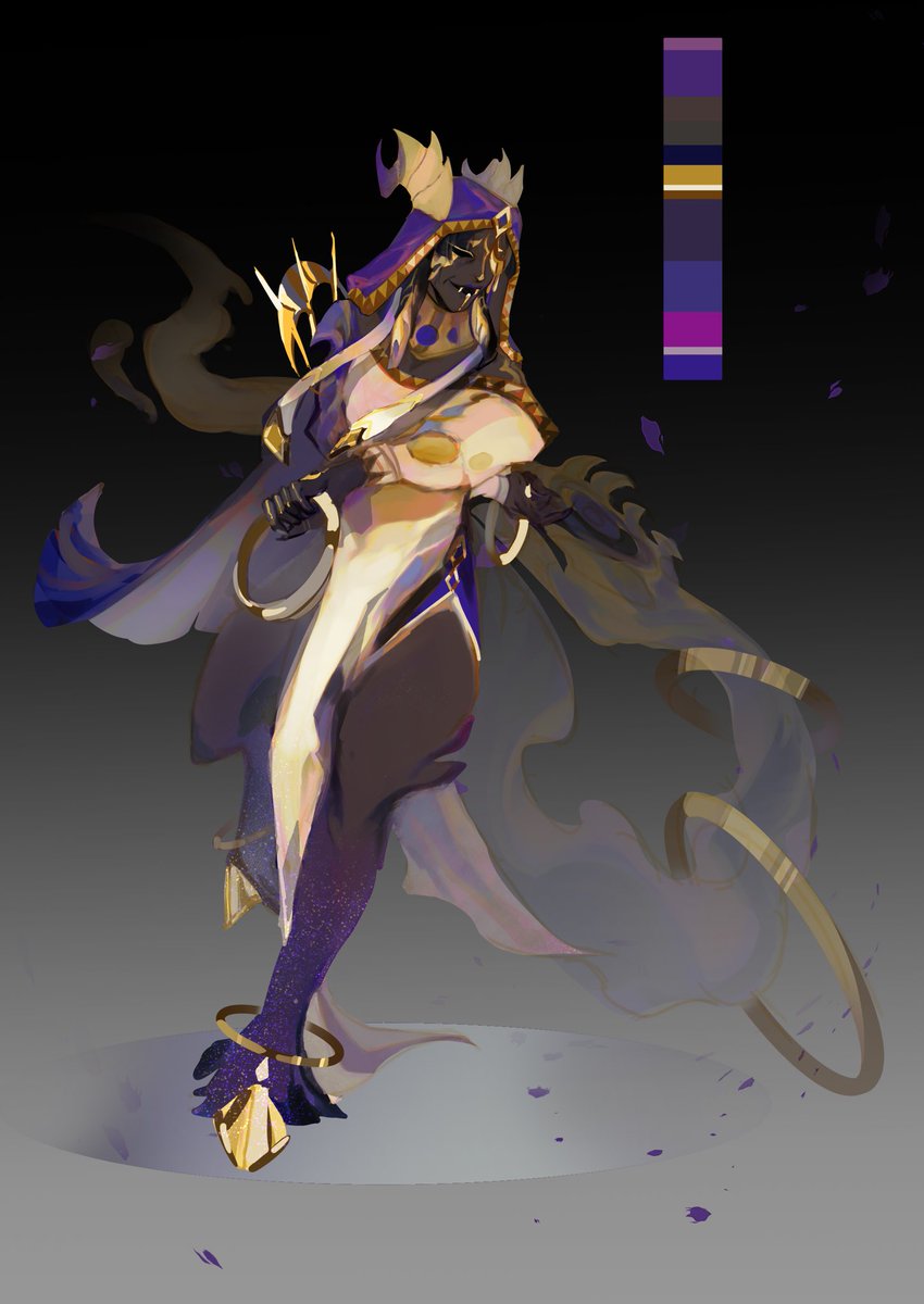 Moberian_'s tweet photo. Eclipse🌗 #phightingart #scythe https://t.co/zd4YAvE3PN