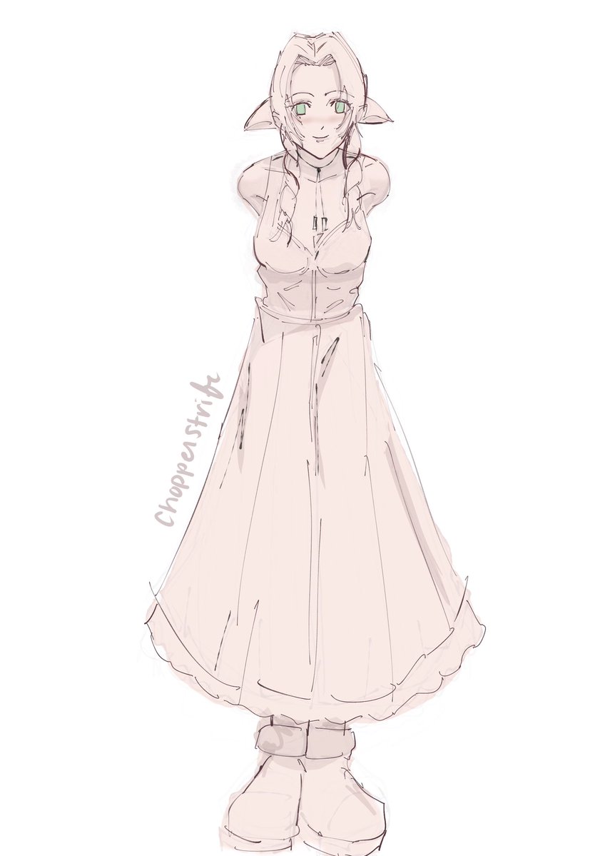ChopperStrife's tweet photo. Aerith doodle https://t.co/Da02Zzr3UL