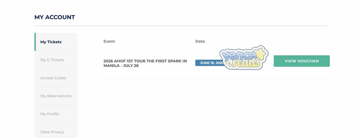 yencereads's tweet photo. Day 1 and Day 2 secured. Pwede na maging masamang tao 🤩 

Thank u so much @svenchives for securing our Day 2 ksksks goated ng internet mo ✨

see you AHOF!! ✨💕
#TheFirstSparkinManila https://t.co/vcMkSXW4BO
