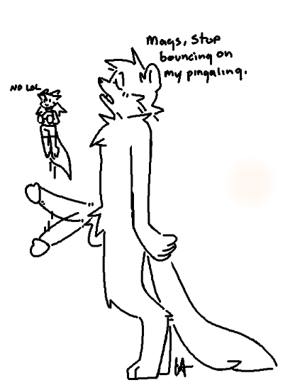 iddyyart's tweet photo. (Macro) When I'm small I like to irritate him and bounce on his pangalang (he's into it)

Doodle from drawpile w/ friends :>   

#sizetwitter #sizekink #macro https://t.co/9ks2gC6lYj