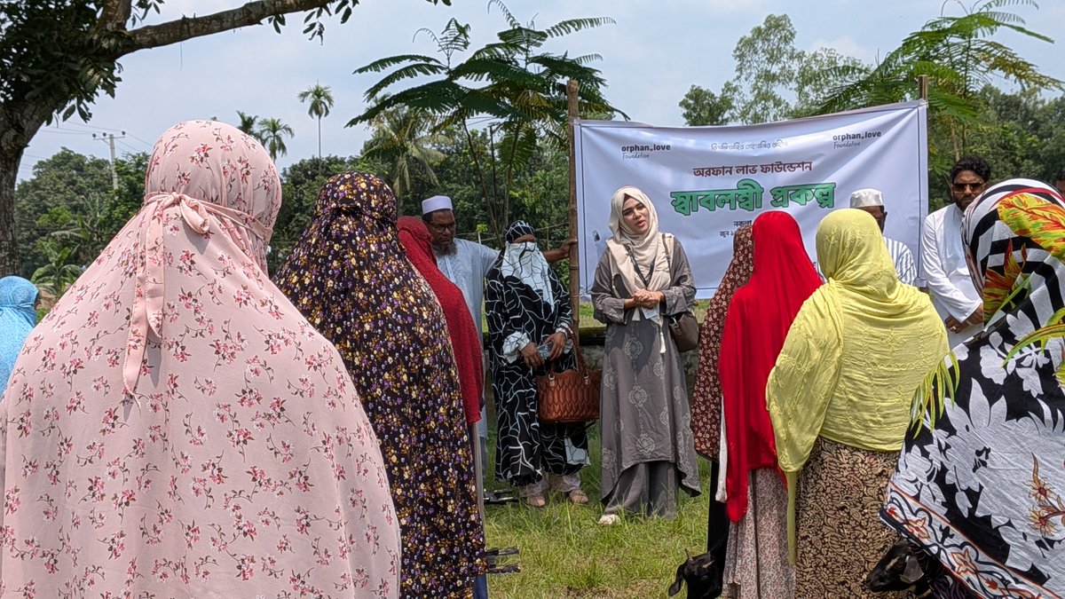 OrphanLoveFdn's tweet photo. Under the Self-Reliance Project, 10 sewing machines and 10 she-goats were distributed among families in Sherpur District. The beneficiaries expressed their commitment to becoming self-reliant through income-generating tailoring and livestock rearing.
https://t.co/gE7lRrWb2E https://t.co/uLhbFys1BQ