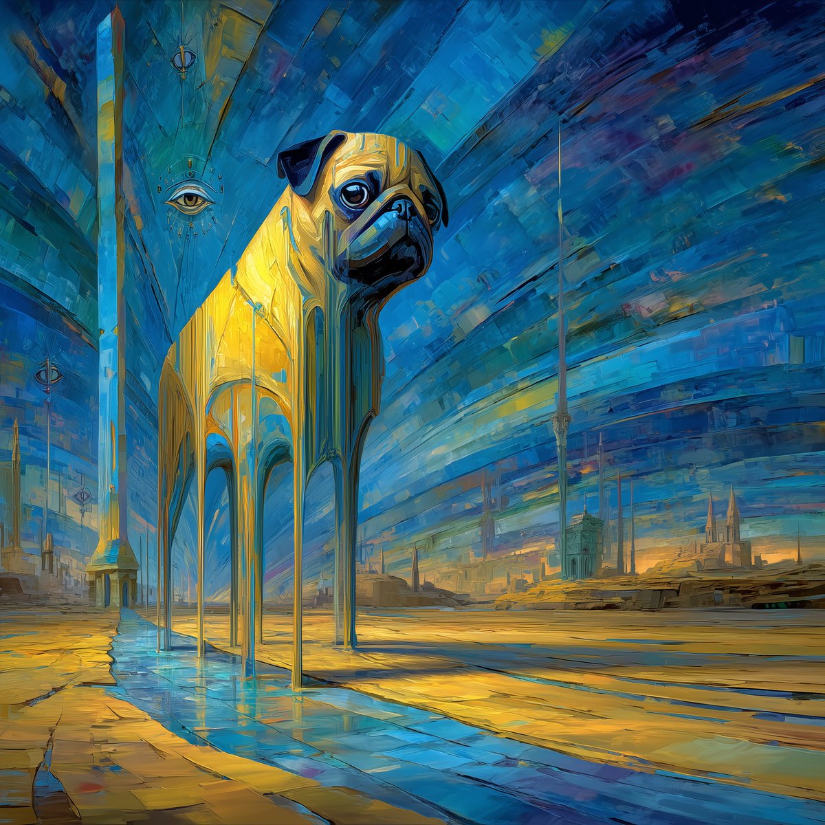 Habibi the Pug 🐾🐾 tweet media