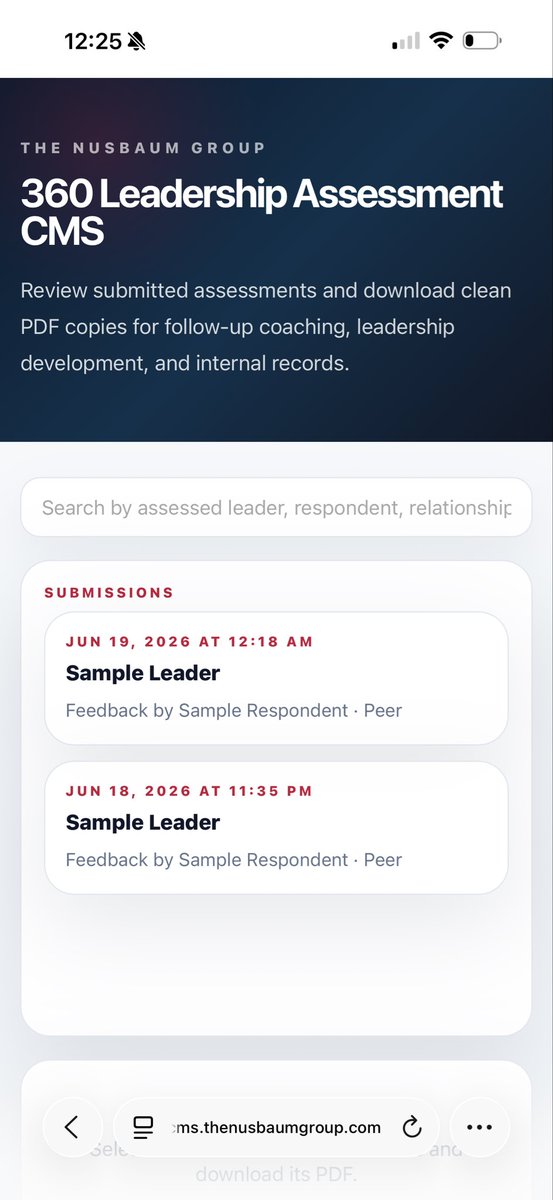 coopernusbaum's tweet photo. And here’s the CMS side.

1. the Access gate 
2. the submissions CMS  
3. the generated PDF download flow  

This is the part people miss with agents.

It didn’t just make a pretty form. It handled the boring production plumbing too and stayed on brand. https://t.co/R17LZUz33n