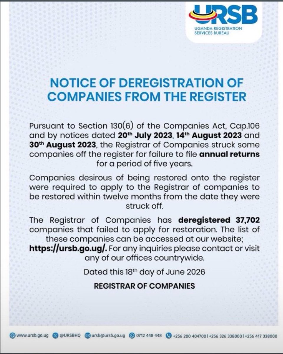 EdgeDraftingUg's tweet photo. Don’t let annual returns and compliance obligations slow you down.

We help individuals, businesses, and companies stay compliant with ease.

✅ Annual Returns
✅ Company Compliance
✅ Business Documentation
✅ Corporate Governance Support

📞 Call us today: +256 700 293 263 https://t.co/jqlv9HoUAA