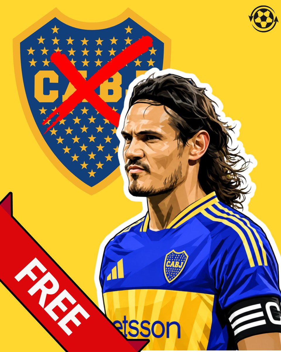 DeadlineDayLive's tweet photo. 🚨 Edinson Cavani and Boca Juniors have terminated his contract and he is now a free agent looking for a new club.

(Source: @abolapt) https://t.co/mkbpafJpDP