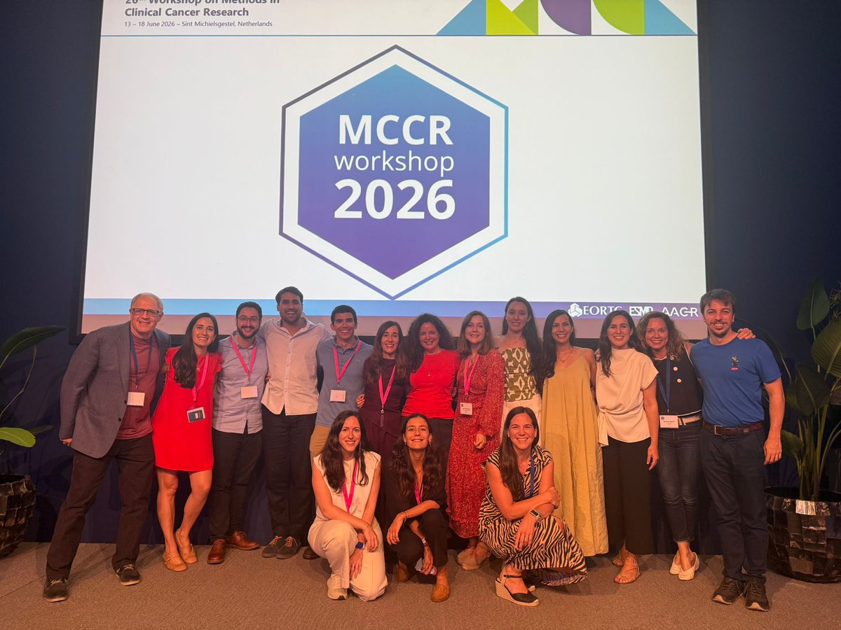 DrAngelaLamarca's tweet photo. Proud of the huge #Spanish contribution at #MCCR26!😊

‼️Keep an eye on the 2027 call and submit your study proposal to the @myESMO @AACR @EORTC #MCCRWorkshop🤓

You will return home with an IRB-ready full trial protocol 🤩

@Dolmos77 and @GarridoLagunaMD we missed you in the 📸 https://t.co/v9tLvDJfk9