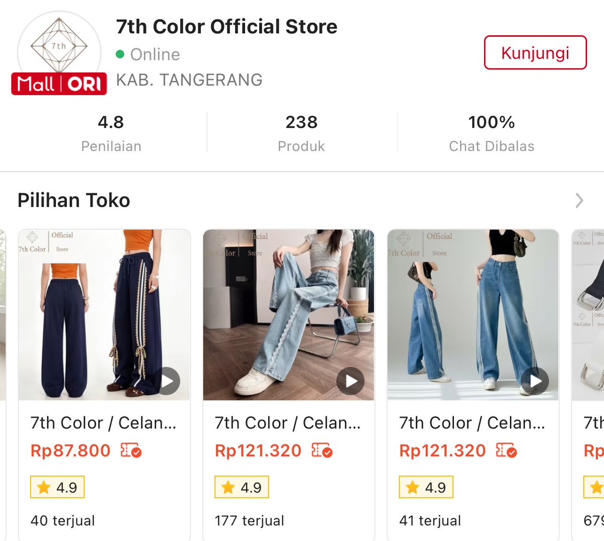 roxysshi's tweet photo. Hidden gem! Nemu toko jeans cakep harga ramah gaji UMR 😭👏 https://t.co/WkUxQQY6nj