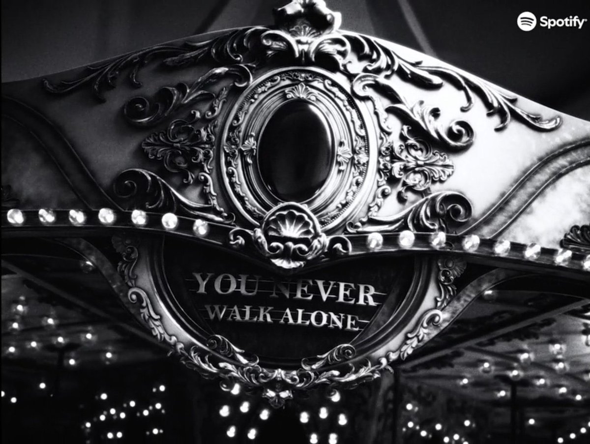 sugamihoney's tweet photo. "you never walk alone" 😭😭😭😭 https://t.co/wDMw5cFBOU
