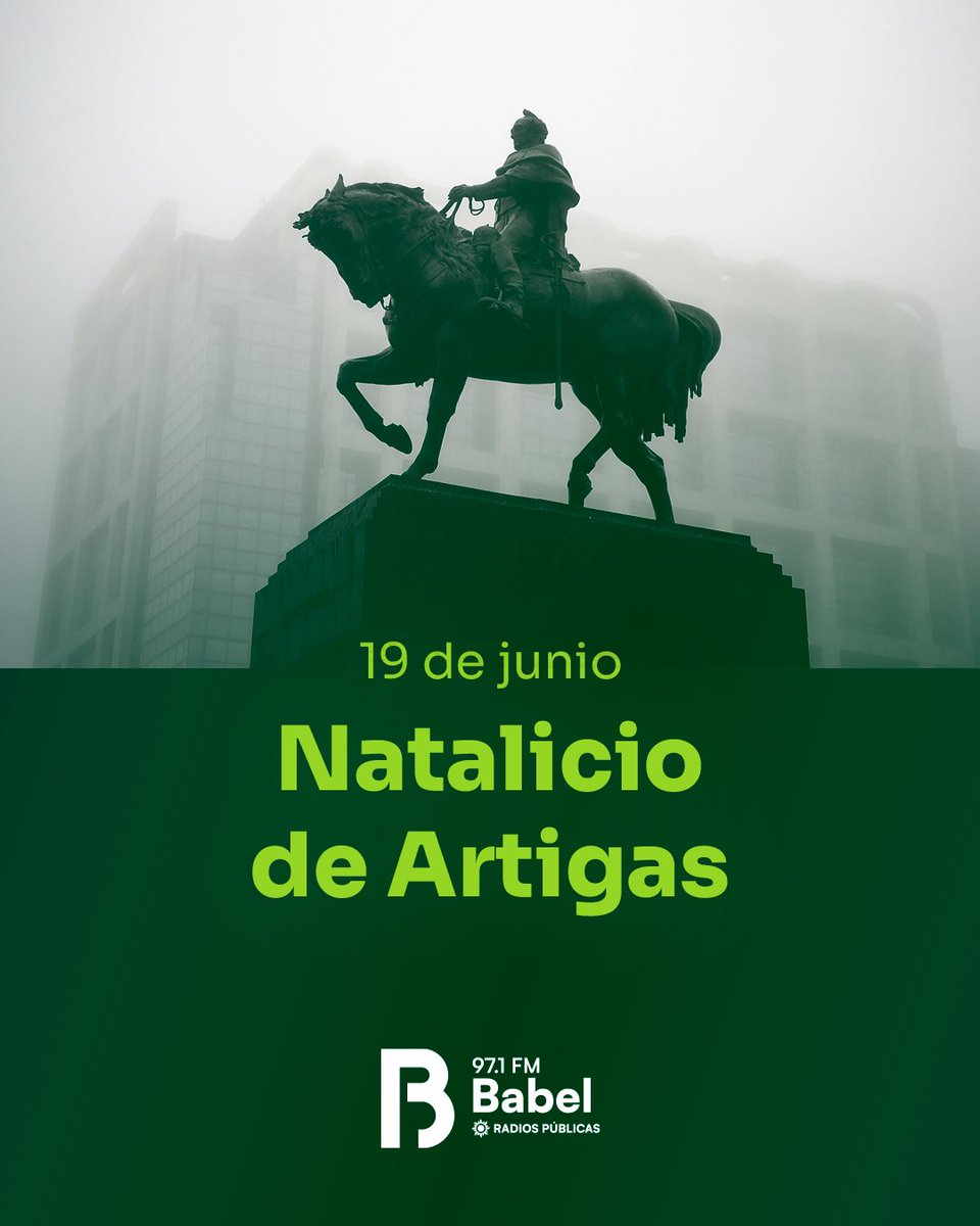 BabelUy's tweet photo. 🇺🇾  Un 19 de junio de 1764 nació José Gervasio Artigas, figura fundamental en la historia del país y en la construcción de nuestra identidad nacional. https://t.co/4MO1jpe863