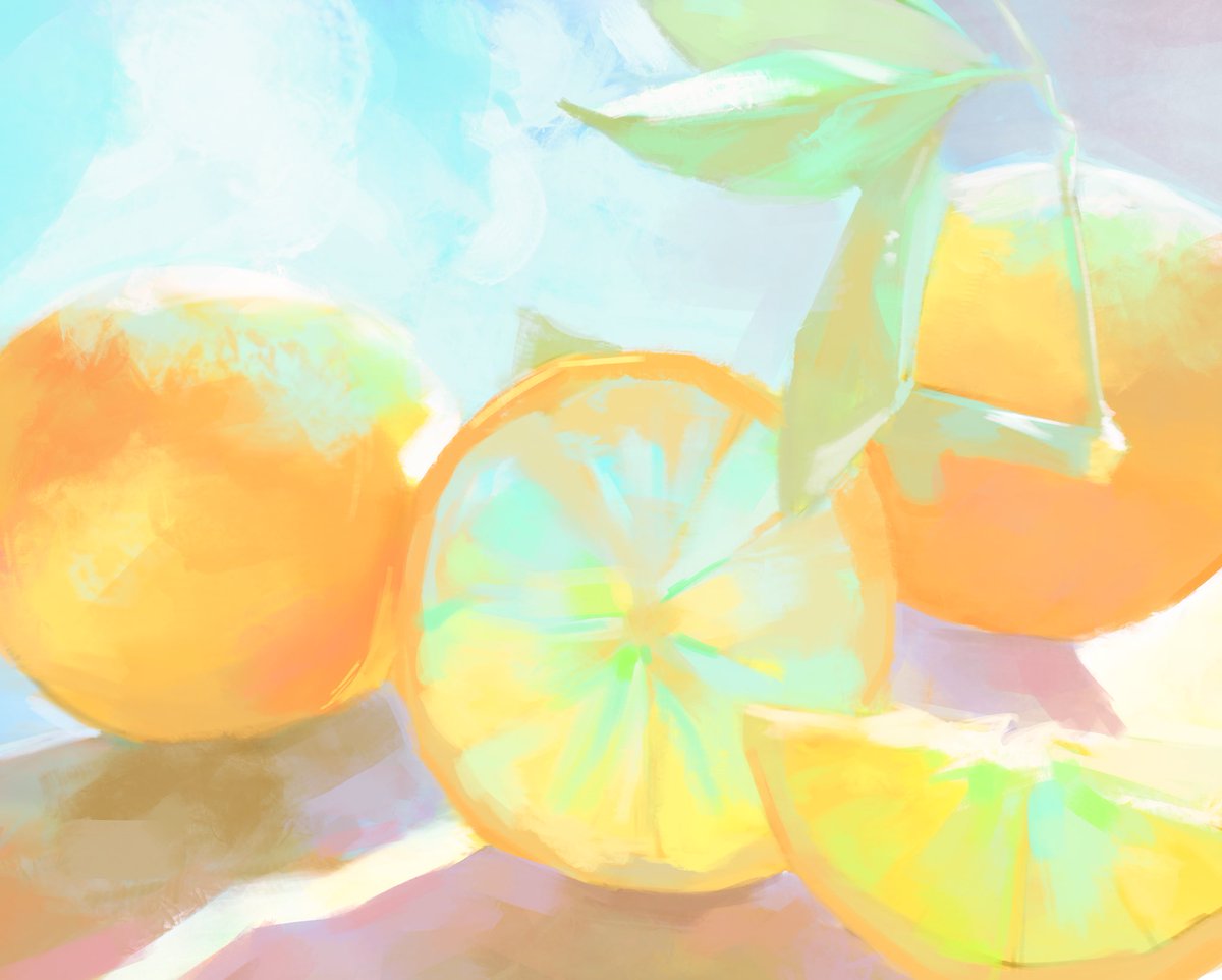 redyajasu's tweet photo. 夏の海色レモン🍋🩵
Colour Study 15/30 https://t.co/XiDfv3M5GB
