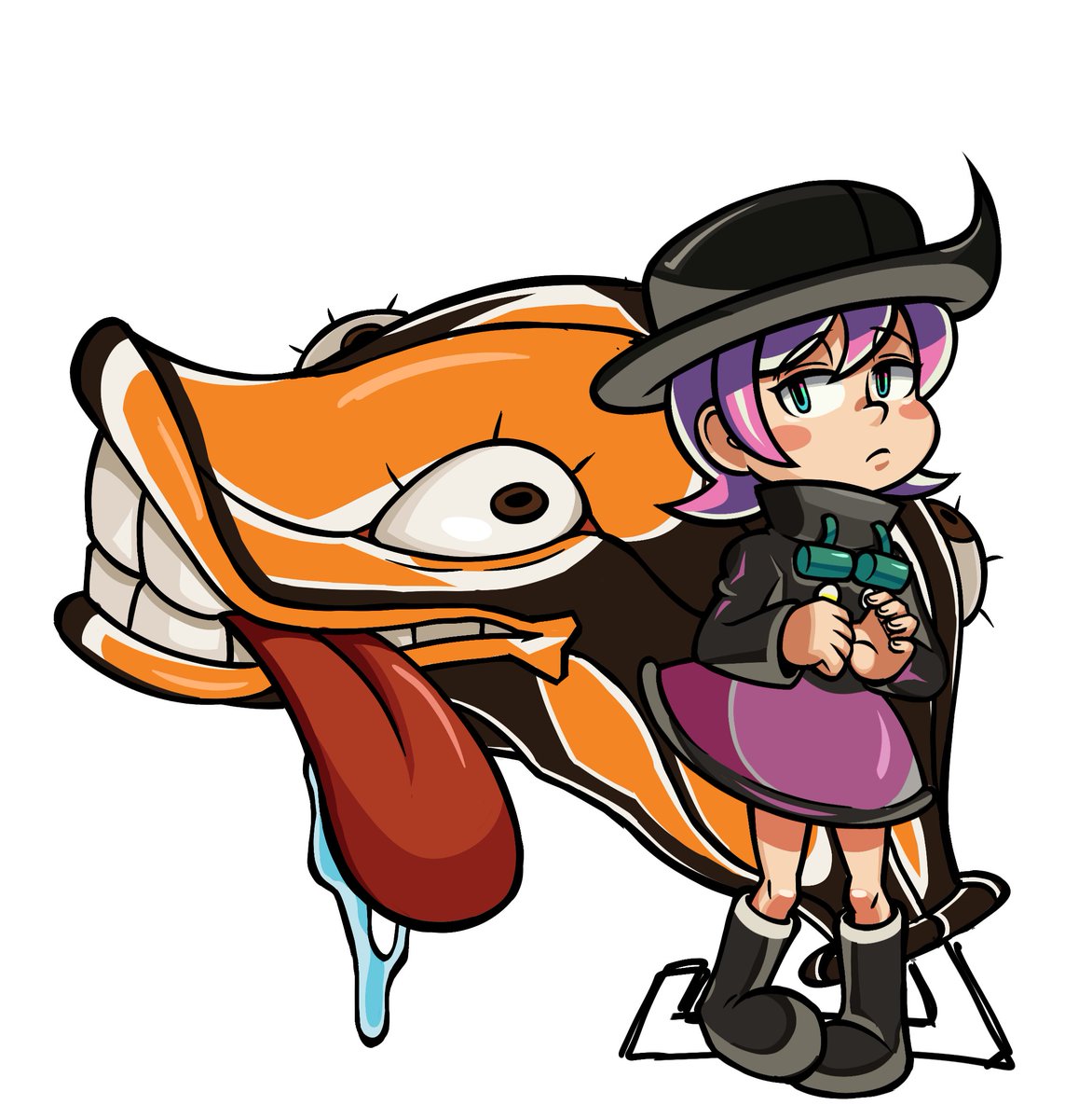 Quiipsoa's tweet photo. I finished the sketch, it will be very easy next #skullgirls https://t.co/mC0vsX3rkq