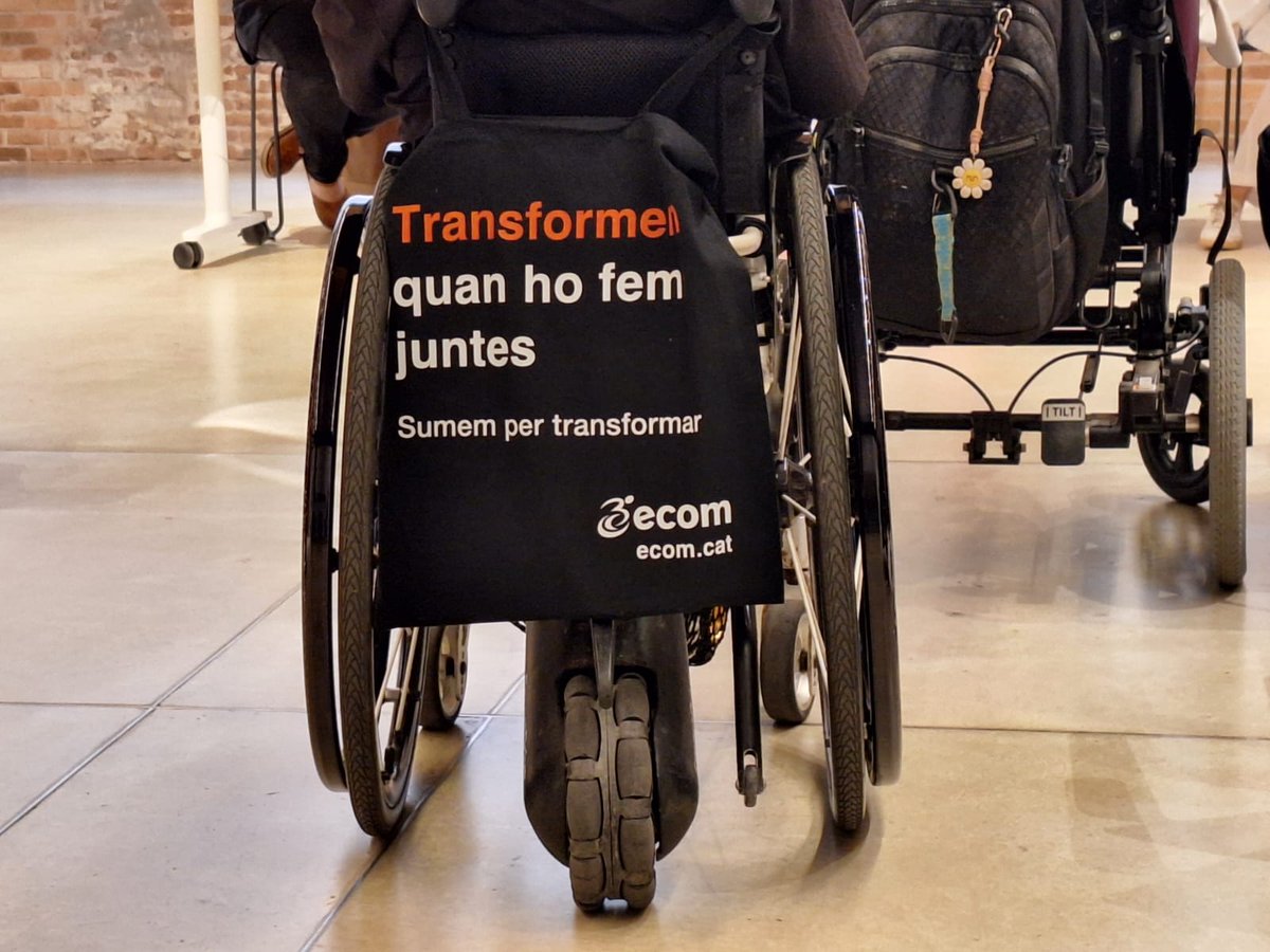 ecomdisca's tweet photo. @ATHCAT @DKVIntegralia @FundacionSBS @Coravant @aspidlleida @BBendicho @GrupMifas @FundacioEM @IGuttmann @ASEMCatalunya @cocarmi Tanquem l’#AGOECOM d’avui!
Una jornada per rendir comptes, reforçar el projecte col·lectiu i continuar defensant els drets de les persones amb discapacitat física i orgànica.
💙 Transformem quan ho fem juntes. Gràcies per fer-ho possible!
#Drets #Inclusio https://t.co/X2sFaJ3S48