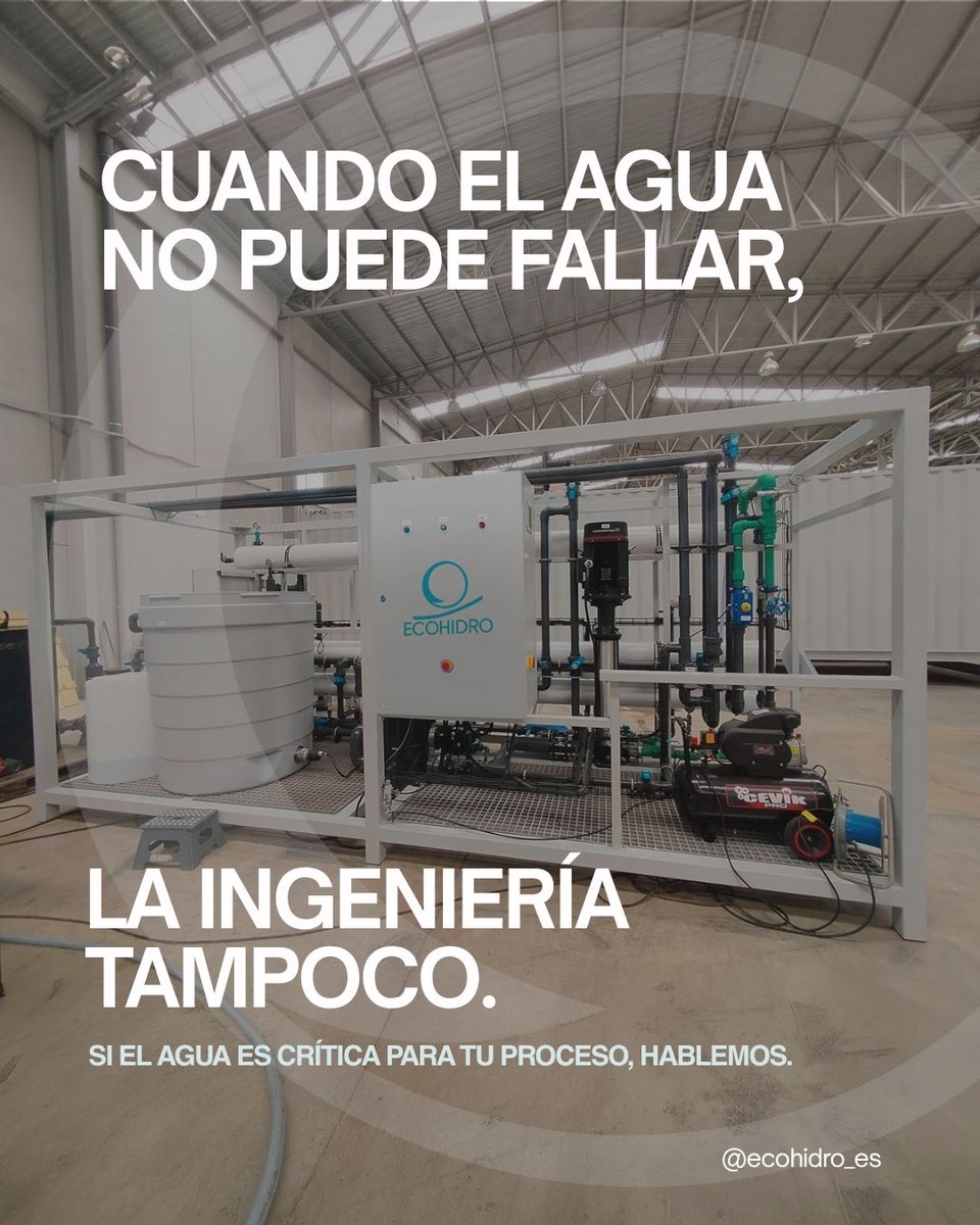 ecohidro_'s tweet photo. Cuando el agua no puede fallar, la ingeniería tampoco.
Un caso para la industria alimentaria, donde diseñamos sistemas con redundancia total: dos líneas donde normalmente hay una. 
💧ecohidro@ecohidro.es
#Ecohidro #AguaIndustrial #IngenieríaDelAgua https://t.co/YvZdhF6suC