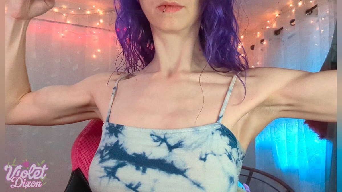 Dancing_violet2's tweet photo. VID SOLD! Slow Bicep Flexing 🔥 Check it out! https://t.co/K1kUHSMBzl #MVSales @manyvids https://t.co/g2wXn0SXTz