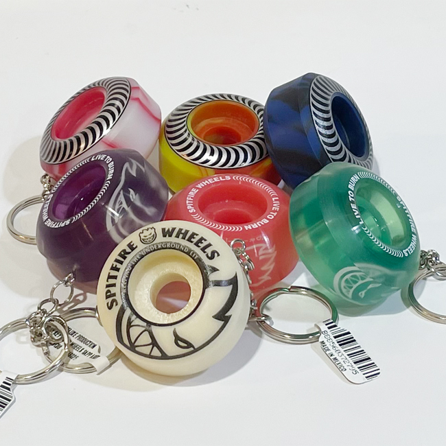 STORMYtokyo's tweet photo. SPITFIRE 再入荷情報

mini Wheels KEYCHAIN
ウィールキーホルダーが再入荷しました！

online→https://t.co/9Z9sKCLr1M
楽天・Yahooにも掲載中です。

#spitfire #spitfirewheels #wheelskeychain #stormytokyo #skateboards https://t.co/lJc3gs7O3n