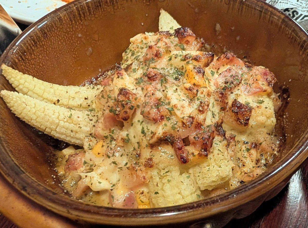 HUB_82's tweet photo. ヤングコーンのタルタルグリル
まだみなさんに見つかってなさそうだけど美味しいので食べてほしい https://t.co/OBYG3HsaiO