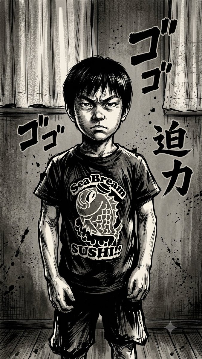 eisuke000eito's tweet photo. うちの息子2人をイラスト化したらどえらい事になった🤣
特に下の子の画像が何気に似てて面白く出来上がってる😑 https://t.co/chH7Pe1ObV