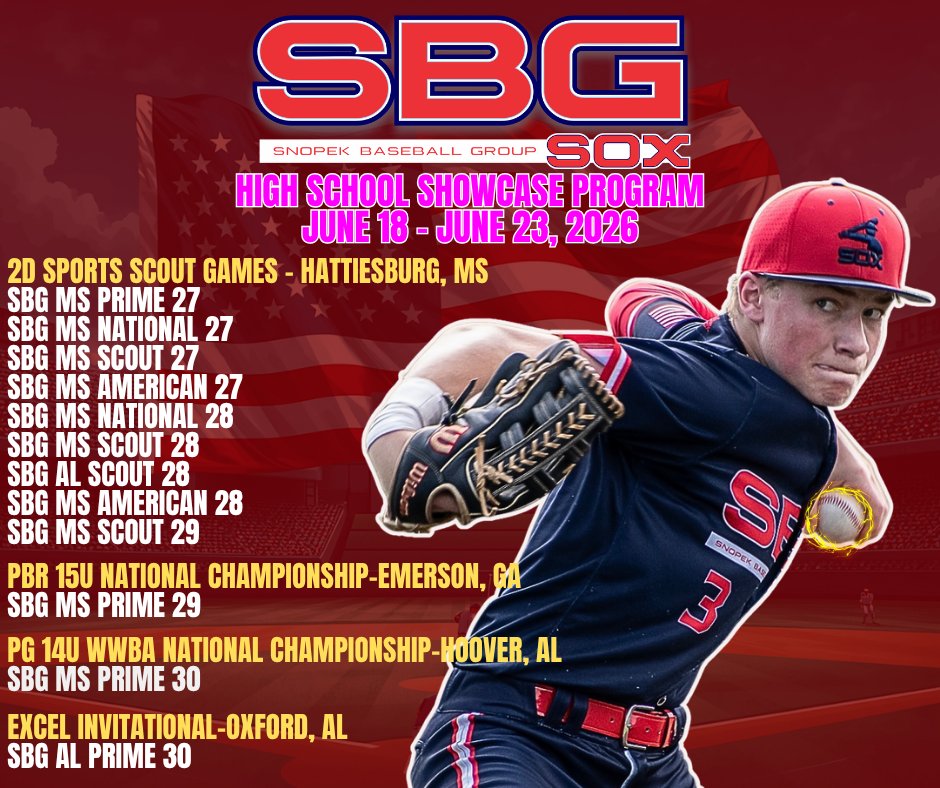 SBGsox's tweet photo. Another big weekend of SBG SOX High School Showcase Baseball is in the works! Have FUN and play HARD! 

https://t.co/5E0SVag8nt https://t.co/6m0oUlUGZx