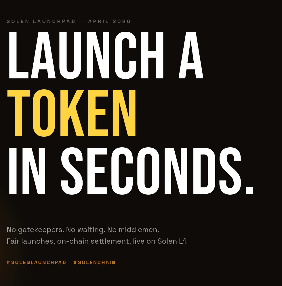 ElbaOsla's tweet photo. $SOLEN is focused on one thing: becoming the trust layer for modular blockchain ecosystems.
✔ Secure by design
✔ Rollup-native architecture
✔ No technical debt
✔ Governance without hard forks

VISIT: https://t.co/jgD9ekDhR9
#Solen #Crypto #Exchange #Bitcoin #Solana https://t.co/S1Jj80oYjH