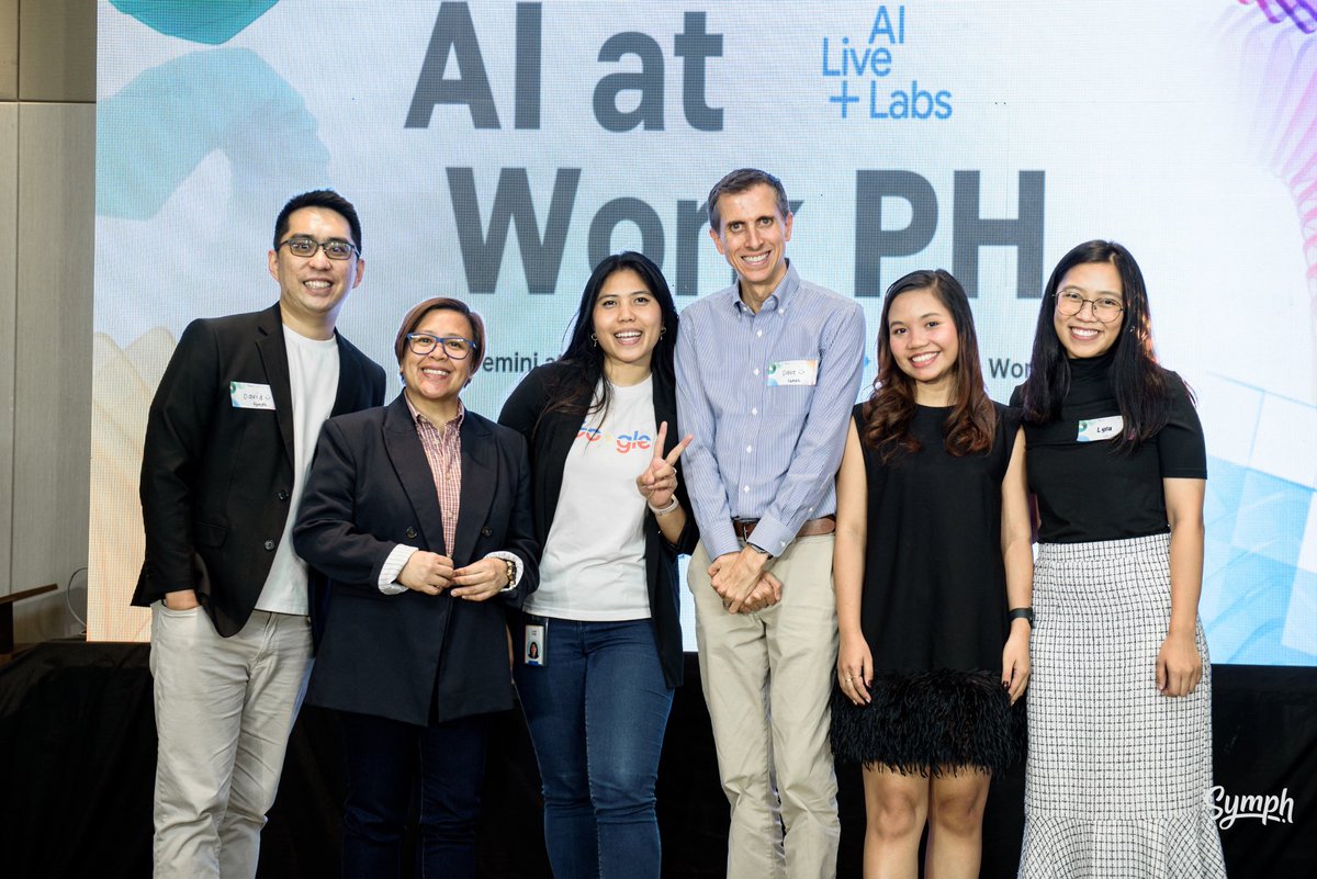 symphco's tweet photo. AI at work is no longer a someday conversation in the Philippines.

550+ signed up for 100 seats at AI at Work PH 2026, hosted yesterday at Seda BGC with @google. Thank you to our speakers, our panel, and every leader in the room.

This is just the beginning.

#AIatWorkPH #Symph https://t.co/kYH1EnhS3Z