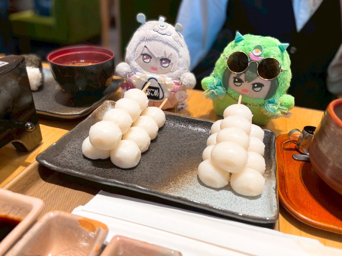 srm03game's tweet photo. おかげ庵モーニングから満喫した🙌
また行こうね

ミニミニアクスタ団子3個分🍡 https://t.co/i8fCW7s8Wz