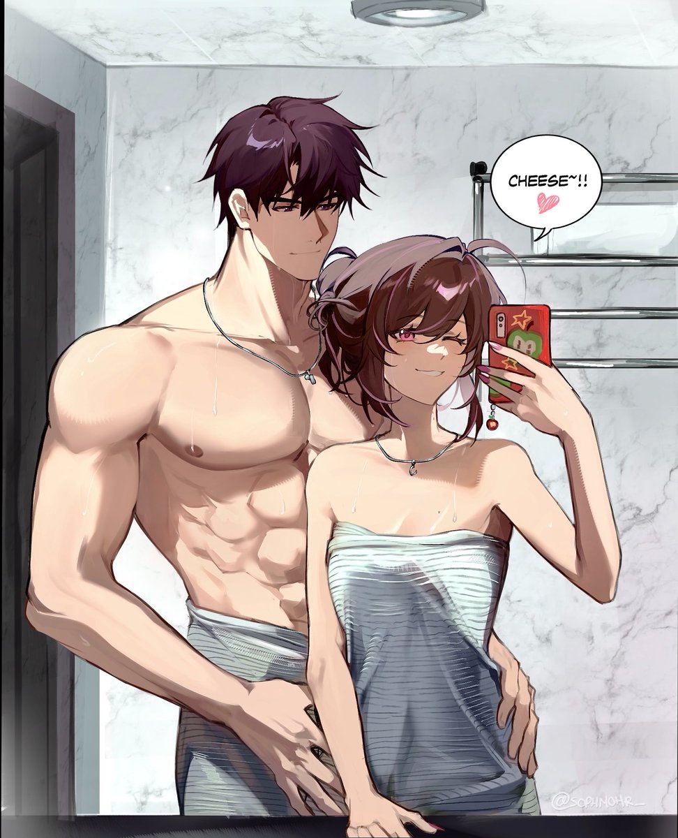 SophiaMohr1's tweet photo. — “Do you want to take a shower with me?” 🍏🍎
#LoveandDeepspace 
#Caleb 
#lads https://t.co/CJHVEvuq1t
