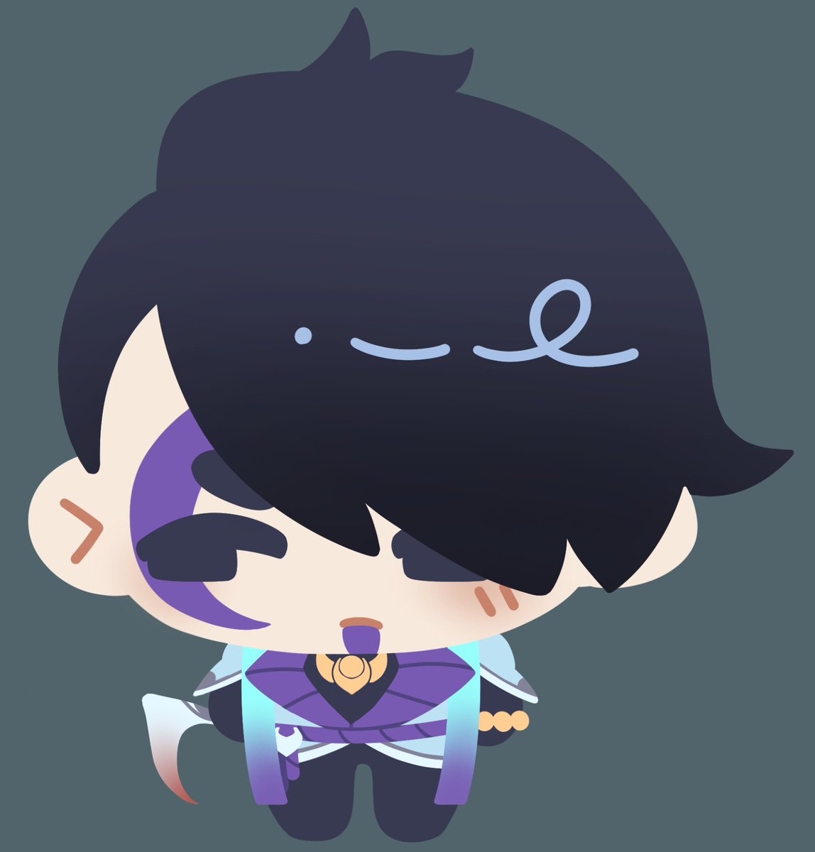 AlyIsRandom's tweet photo. He's bite sized... 💜
#Aphelios https://t.co/lrz3sfsN0B