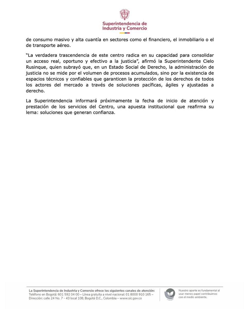 Superintendencia de Industria y Comercio 🇨🇴 tweet media