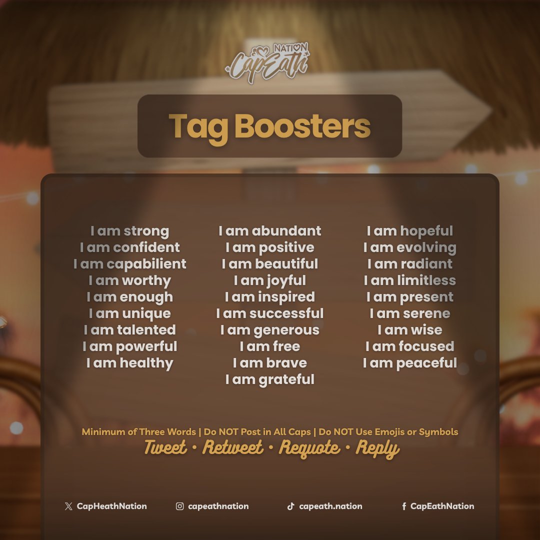 CapMoyNation's tweet photo. 𝗧𝗔𝗚 𝗕𝗢𝗢𝗦𝗧𝗘𝗥 

Goal: Two Hundred Replies or more

Reply with any of these three letter words together with our official tagline.

Let's go, Fancakes! 

BARNEYs FAVORITE ANGUEL
#YMFSFullTrailerOutNow https://t.co/cmYTpevCGA