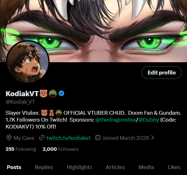 Kodiak_VT's tweet photo. Been Doxed, My Loyal Followers have been SWATed, Libtards got me fired, got haters for standing up for Chibi, got two parasocial turds constantly stocking all my platforms, oh and a supplements company failed to pay me and blocked me when I called them out.

TO MY HATERS: "Get Fucked Cunts"    

Yet, we made it to 2K followers.  Straight Men don't make it to 2K followers.  Chud Men don't make 2K followers.  

I would not be here without my followers.  You are awesome.  Amazing and I thank my lucky stars for all of you everyday.

Thank You for getting me to this mile stone.  Ill put my links below to any of the new followers.  You guys are awesome.