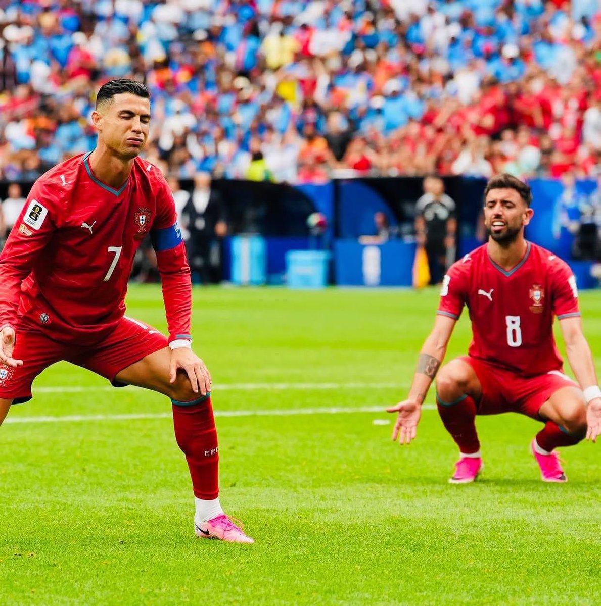 ElhadjiKandji1's tweet photo. Le soucis entre Ronaldo et Bruno est que ce dernier veut être le leader, le visage de toute équipe dans laquelle il joue. 

Dès qu’il l’est pas, il boude. C’était la même chose à Manchester United lors de la saison 2021/2022.

Le soucis est qu’il a ni l’Aura, ni les couilles pour être le leader d’une équipe qui aspire à gagner. Dés que ça compte, il se chie dessus.

Aucune équipe n’a gagné quelque chose de majeur avec Bruno en tant que Franchise Player. Aucune j’ai dis.