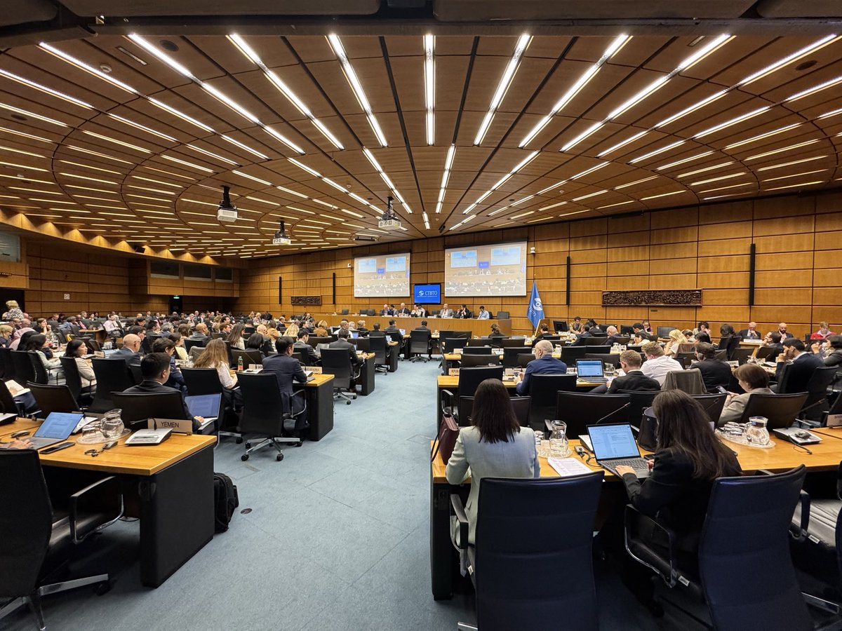ecuadorvienna's tweet photo. 🇪🇨Ecuador participó en el 66° período de sesiones de la Comisión Preparatoria de la Organización del Tratado de Prohibición Completa de los Ensayos Nucleares (#OTPCE), celebrado en Viena 🇦🇹 del 15 al 17 de junio de 2026.
#CTBTO #Ecuador #Viena https://t.co/IoagfgcIN2