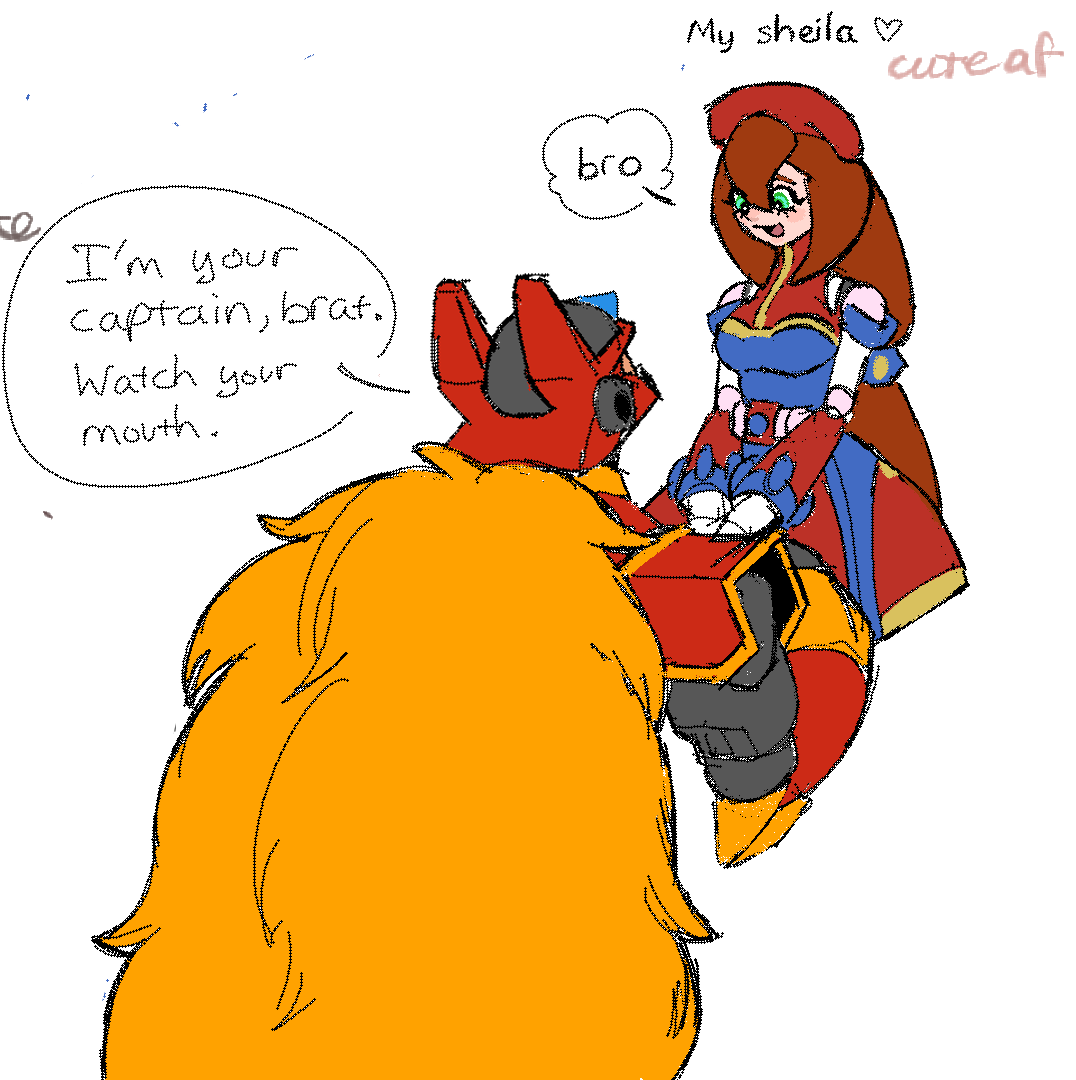 SaltyEgg0's tweet photo. #ZeroIris
Drawing on Magma with friend. Also the request of that person who asked someone to draw this meme for these goobers. I finally did it https://t.co/7dAoezxDIC