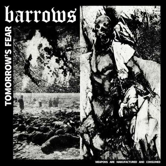 revenge_records's tweet photo. BARROWS ”Tomorrow’s Fear" LP ¥3600  

再入荷！

兵庫県北部但馬エリアD-BEAT RAW PUNKグループ、2026年完全自主リリース1stアルバム！    

練習拠点の倉庫にMTR機材を持ち込み、完全DIYにてレコーディングされた全12曲入り限定500枚！

https://t.co/tO5bMUuk0o https://t.co/FF7rQ7FLbC