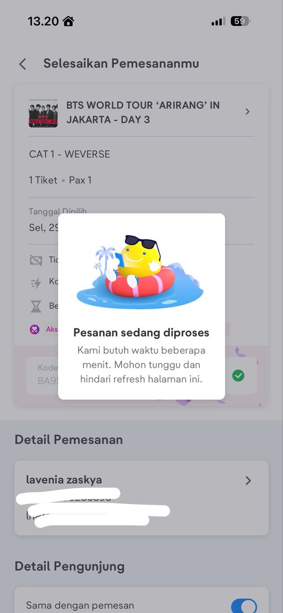 ileeminyung's tweet photo. udah stuck 40 menit tikom tolong lah 😭😭 https://t.co/4LudKU1QwF