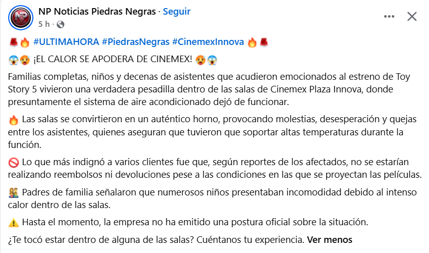 rra_pn's tweet photo. Por ese tipo de cosas y otras que se reportan a @Cinemex prefiero ir a estados unidos a pagar el doble, igual nunca hacen nada. https://t.co/VXvQu5u96D