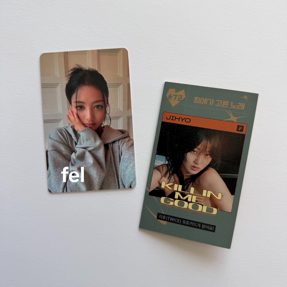 officially sold my jihyo zone flo photocard 🧡 going off to a new