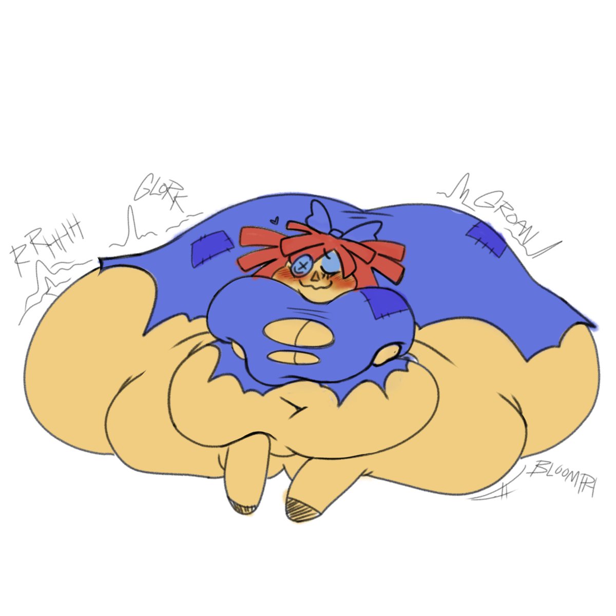 ch4rlie_sho's tweet photo. hehehehe ragabutt #tadcnsfw #digitum #theamazinggenitalcircus #bodyinflation https://t.co/gFYhrYnDCg