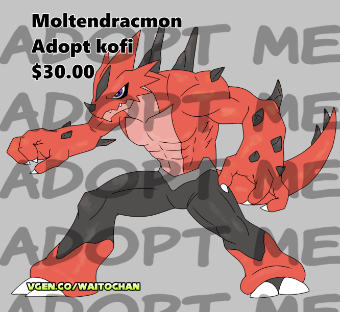 waitochan's tweet photo. Moltendracmon oc if someone wants it, in replies the L1nk
#digimon #fanart #デジモン https://t.co/6KKdlCK8dM