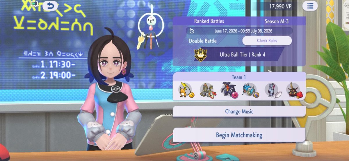 PabsPlays's tweet photo. FINALLY got Pokemon Champions on mobile!

Reached UB with almost just the starting roster and the free Raichu. Might need to tweak the stat spreads now that I'm facing more meta stuff, but overall super fun and crisp gameplay on my phone! #PokemonChampions #ios https://t.co/4vqyI1na5G