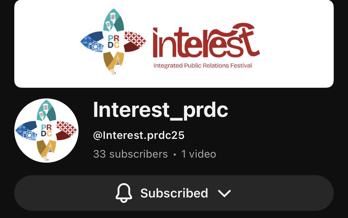 interestprdc's tweet photo. @interest 📍 Youtube: @Interest.prdc25
📍 Facebook: Interest Prdc

Terima kasih telah menjadi bagian dari INTEREST Festival Budaya by PRDC 2025. See u next year! https://t.co/0cmJoNiPF2