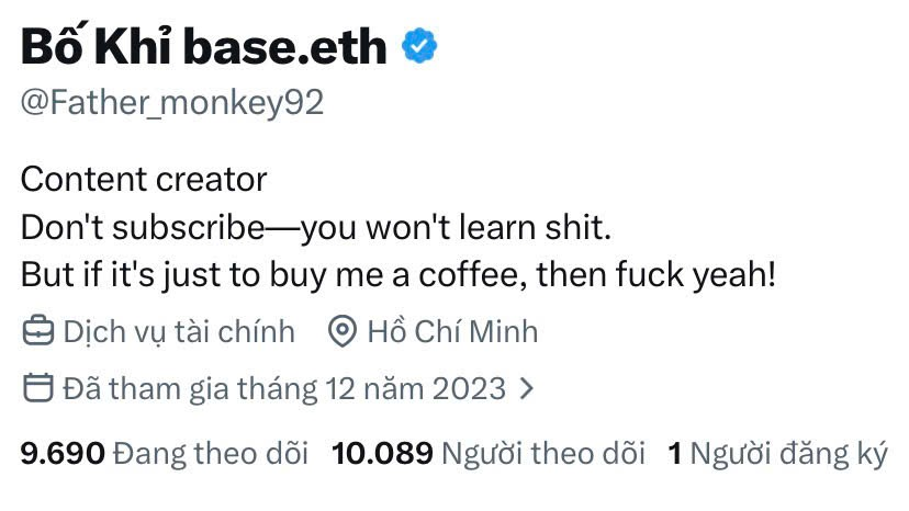 Bố Khỉ base.eth tweet media