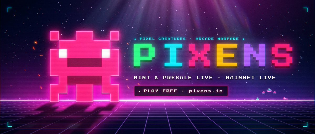 playpixens's tweet photo. Most "web3 games" are a token with no game.
PIXENS is the opposite - five playable games in your browser right now, with the NFT and token built around real play.
Come see the difference.
https://t.co/fROOdMoUWJ
#Web3Gaming #GameFi #PlayToEarn https://t.co/xcdtxbAcgf