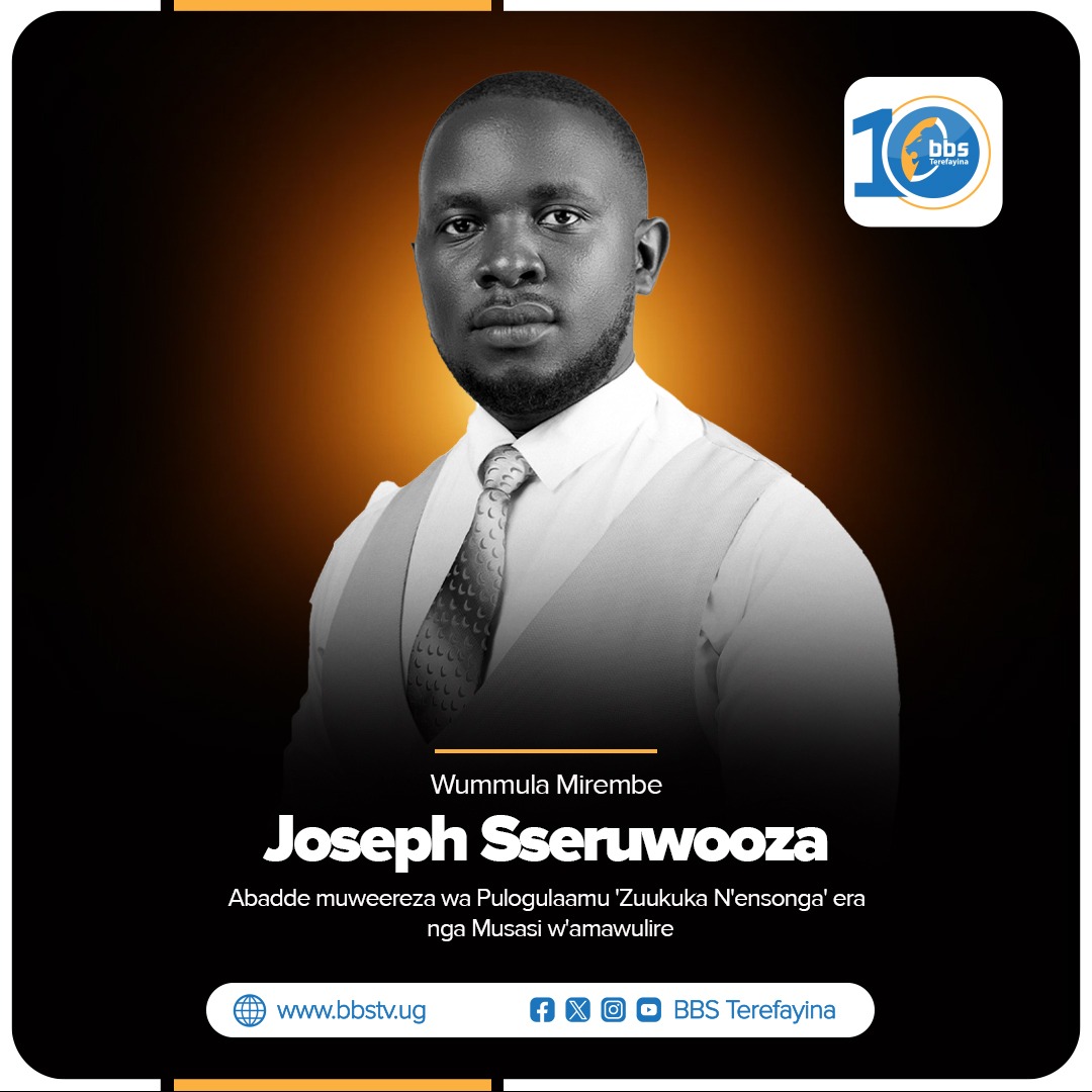 StevenBusuulwa's tweet photo. Trying to come to terms with the sudden death of our dedicated Political Reporter and Presenter of @bbstvug Joseph Sseruwooza. Breathed his last this morning. Will be greatly missed. Condolences to family , friends, media fraternity and all. RIP young brother. SDB https://t.co/cdQ4AbZ5rD