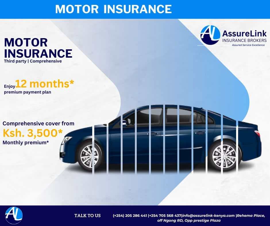 AssureLinkKe's tweet photo. Protect your car today with trusted insurance solutions from AssureLink Insurance Brokers Ltd

📞 Call/WhatsApp: 0705 568437
https://t.co/Kh2tqYc015

#motorinsurance #drivesafe #ComprehensiveCover #InsuranceKenya #StayProtected https://t.co/GB3ogSDxPm