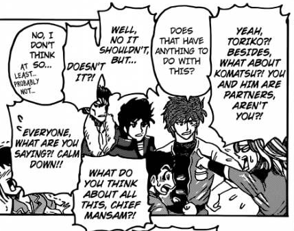 Toki_rat's tweet photo. @IsaiahHolb96819 Seriously, he put a scene in the manga where Torikos brothers are shocked when they hear he's getting married to someone else https://t.co/MTrvia8qVg
